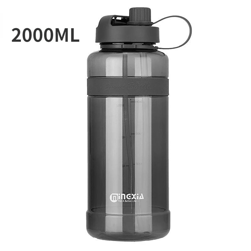 0.7-3L Sports Water Bottle Outdoor Portable Drink Bottle with Handle Drinking Utensils for Man Woman Large Capacity Water Cup