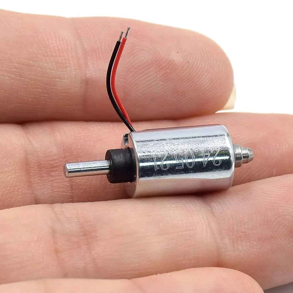 DC 7.4V 9V 12V Mini Round 10MM Cylinder Suction Push-Pull Type Linear Solenoid Electromagnet Stroke 5.5mm DIY Fingerprint Lock