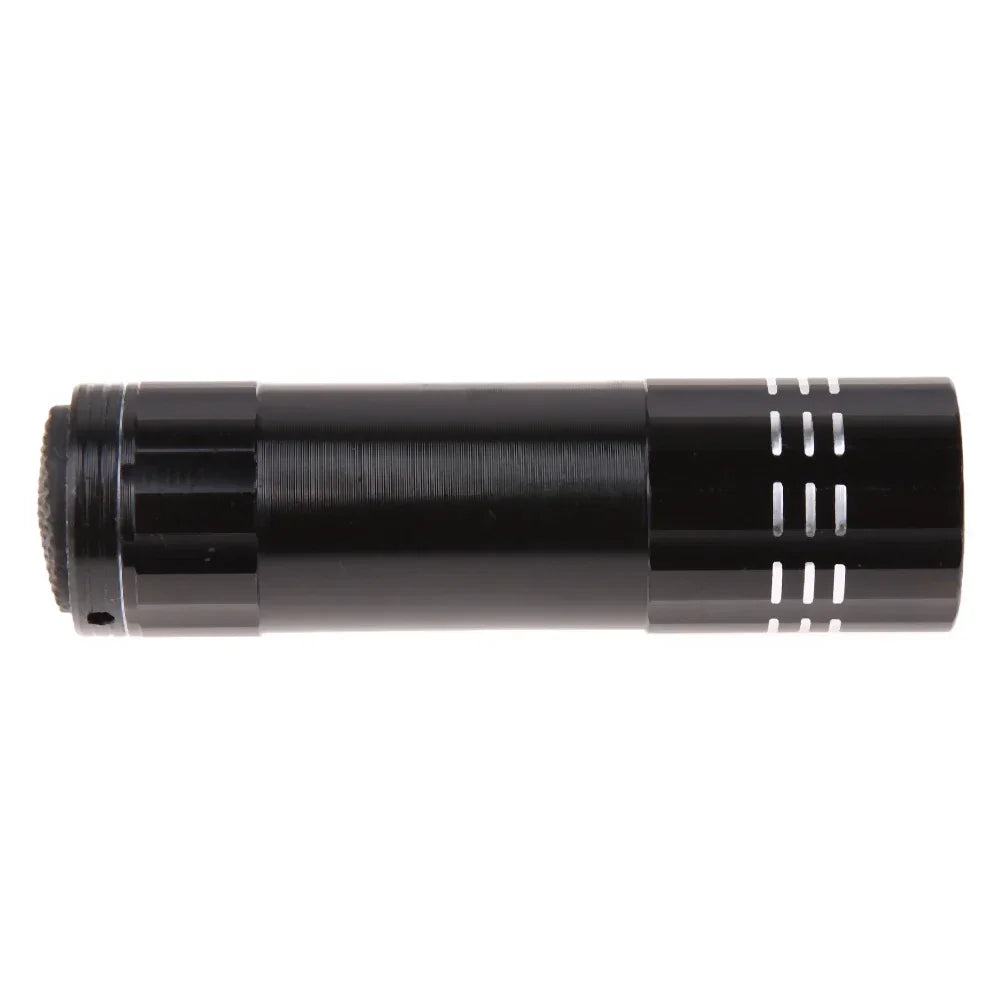 9/12 LED Protable UV Flashlight Black Light 395 NM Ultraviolet Torch Blacklight Detector for Dog Urine Pet Stain and Bed Bug