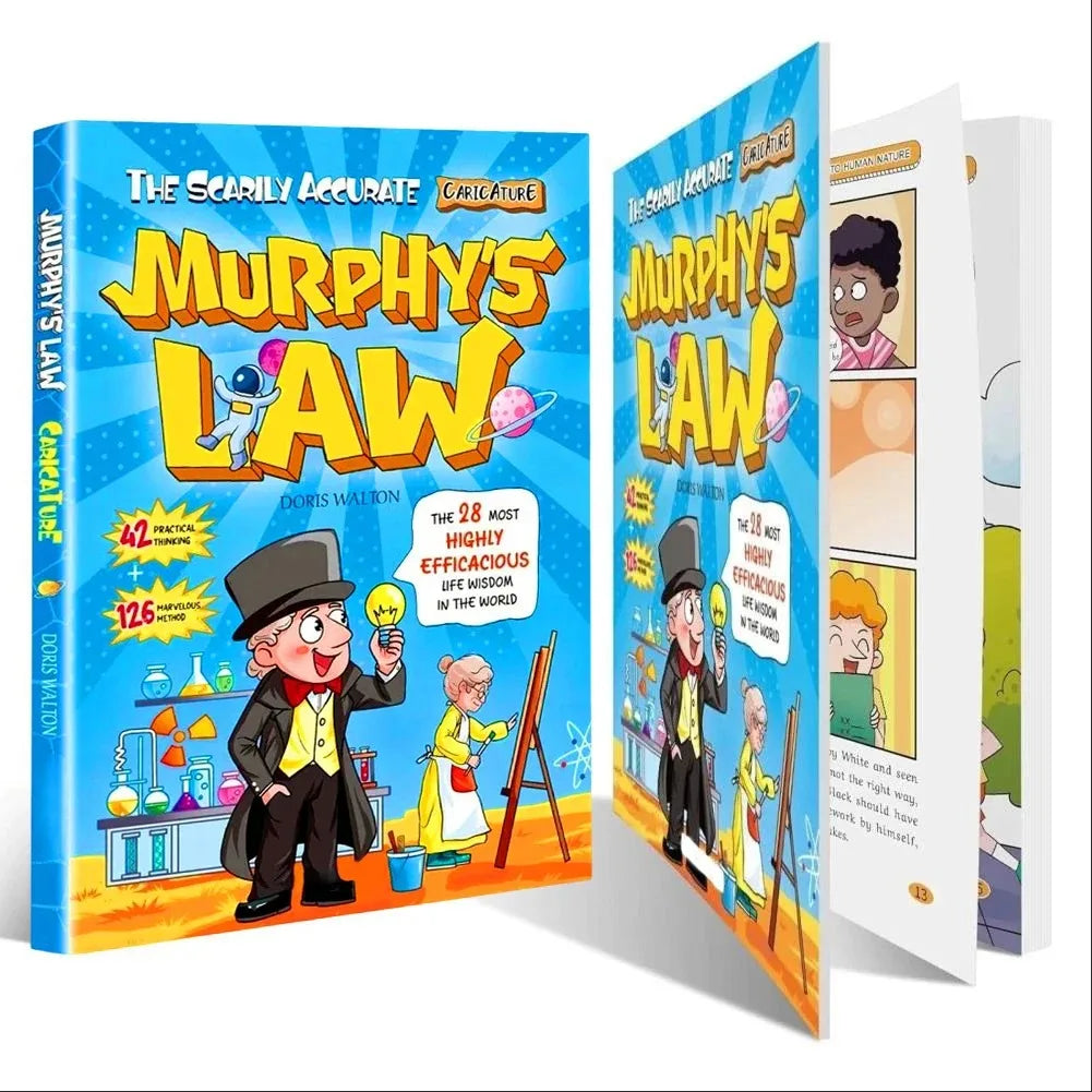 Kids Financial Literacy Book, Children's Comic Style Money Learning Book, All-in-One Money Dictionary for Kids  English Book