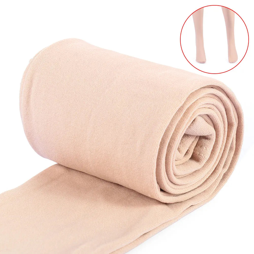 Fashion Slim Leggings Winter Thermal Thick Pantyhos Women's Clothing 8 Colors Stretch Pants Warm Tights Fluff Lined