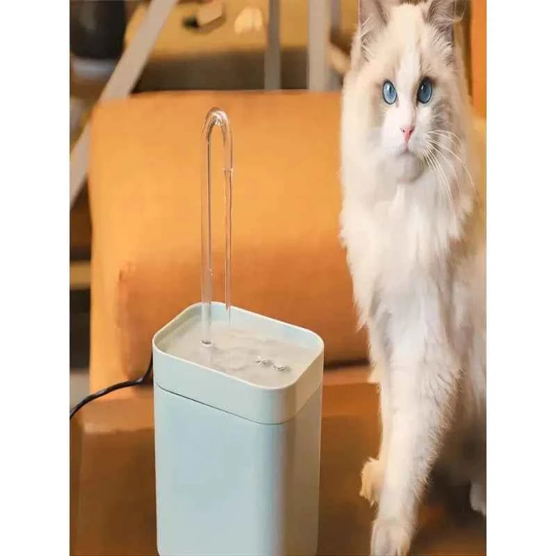 Pet Water Dispenser Auto Filter Electric Mute Cat Drinker 1.5L Recirculate Filtring Drinker for Cat Water Fountain