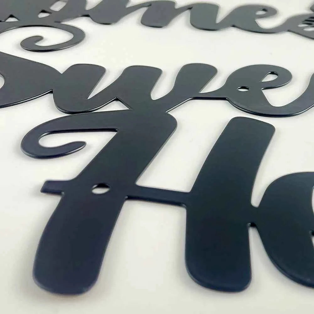 Home Sweet Home Signs Metal Wall Art to Hang Decorative Ornaments Room Decoration Rustic Decor