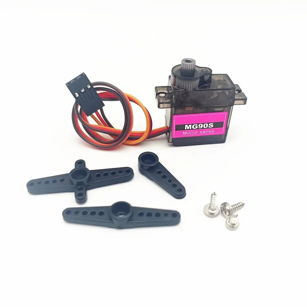 Servo Metal Gear for Model Helicopter Boat For Arduino DIY Toy Airplane Fixed Wing Helicopter 90 180 360 SG90 MG90S MG995 MG996R