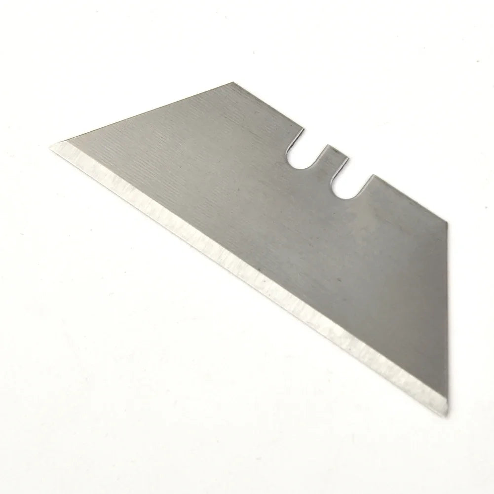10 Pcs K-nife Blade 19mm Width SK5 Metal Utility K-nife Blades For Home School HandCraft Paper Box Cutting Trapezoid Blade