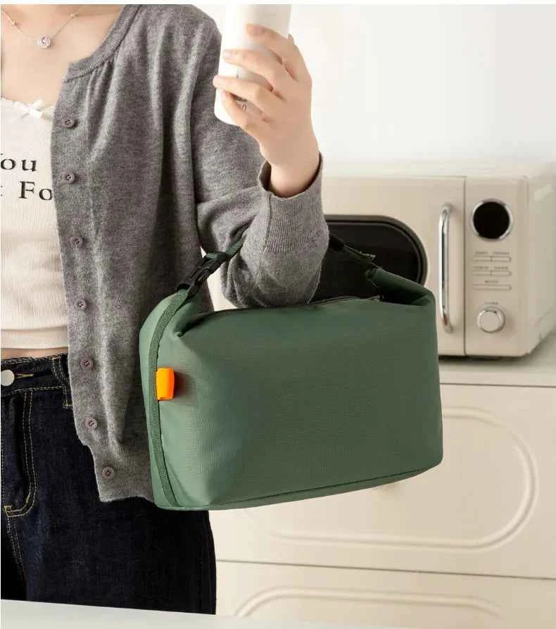 1pcs Lunch Pack Insulated Bento Bag Aluminium Foil Lunchbox Ice Bag Portable Dinner Picnic Food Storage Handbag