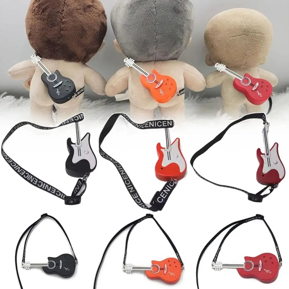 15/20cm Doll Musical Instruments Gift Scene Model Multicolor Miniature Electric Guitar Photo Props Accessories Mini Guitar Model
