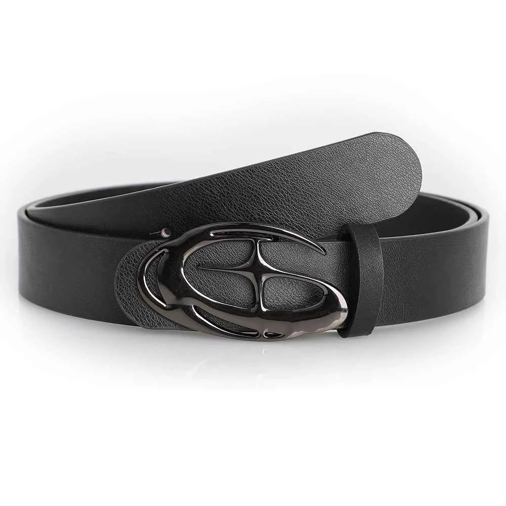 New Stylish Geometric Alloy Needle Buckle Fashion Punk Belt For Men Women - Trendy Accessory for Gift Giving，Neutral Waist Belt