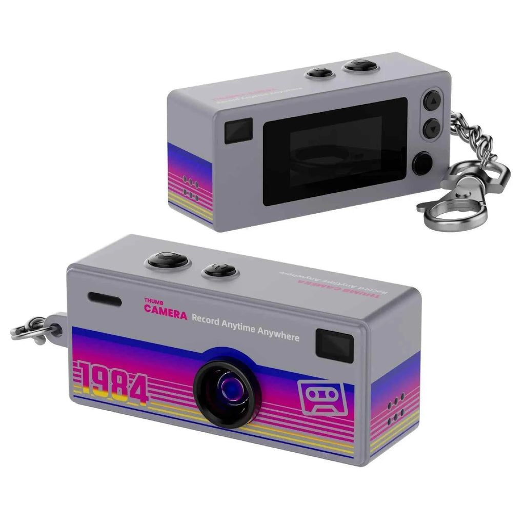 Thumb Camera 1080P FHD, 130° Wide-Angle Lens with AF Autofocus & Fill Light, Portable Mini Camera with TFT LCD Screen mini CCD