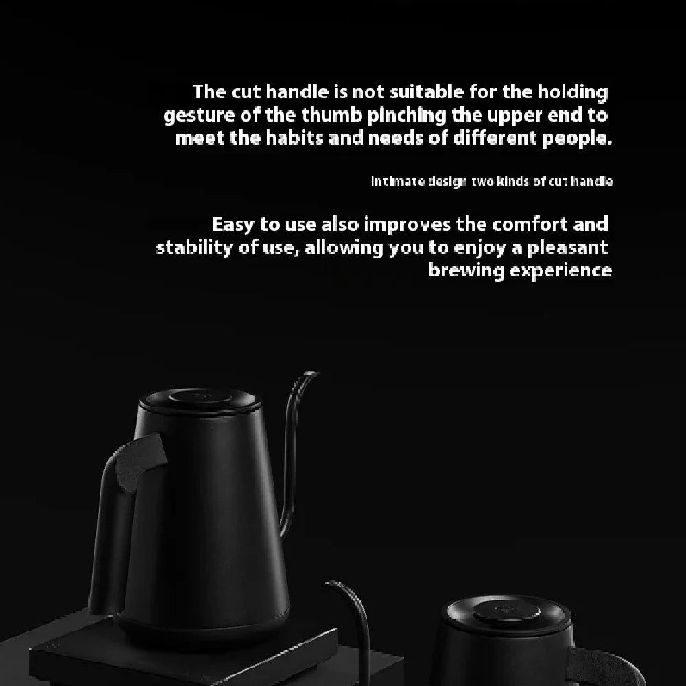 Timemore Fish Pro X 900ml Competition Temperature Control Pot Stainless Steel Electric Hand Flushing Pot Hand Brewed Coffee Pots