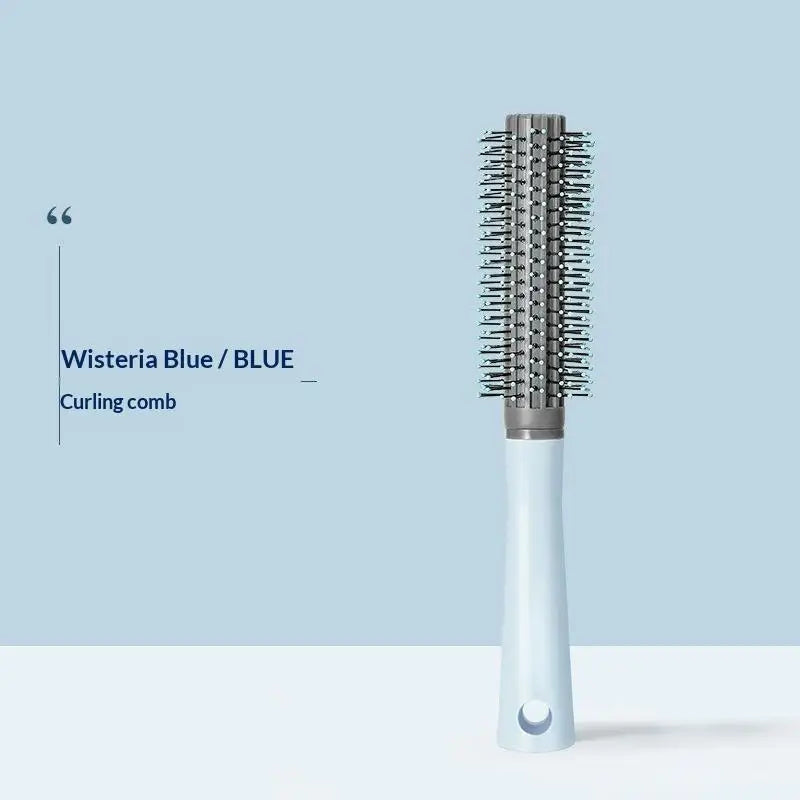 B Blue Color Anti-Static Paddle Hair Brush With Scalp Massage Pins