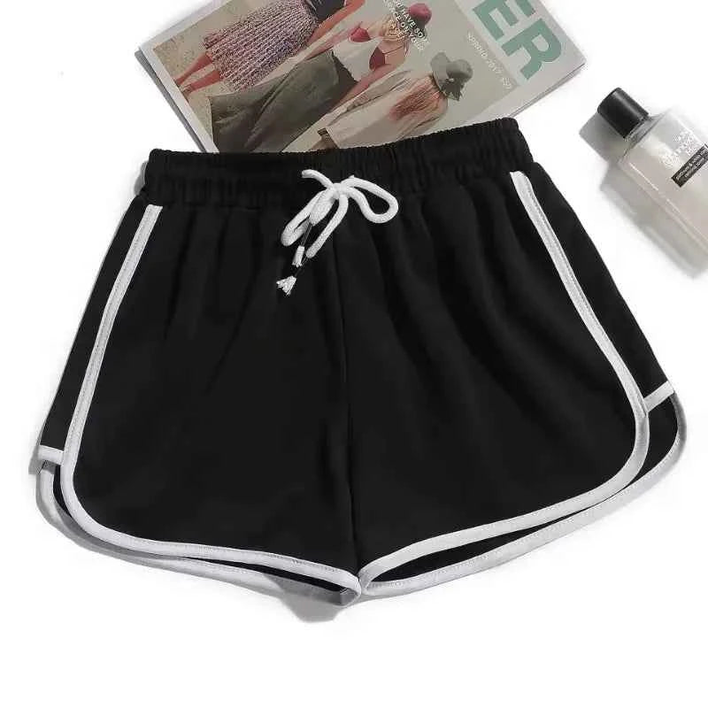 2026 Summer New Women Outdoor Sports and Fitness Shorts Korean Edition Sexy High Waist Yoga Casual Wide Leg Home Sleepers
