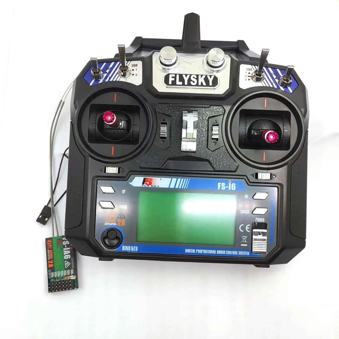 Flysky FS-i6 FS I6 2.4G 6ch RC Transmitter Controller FS-iA6 / FS-iA6B Receiver For RC Helicopter Plane Quadcopter Glider