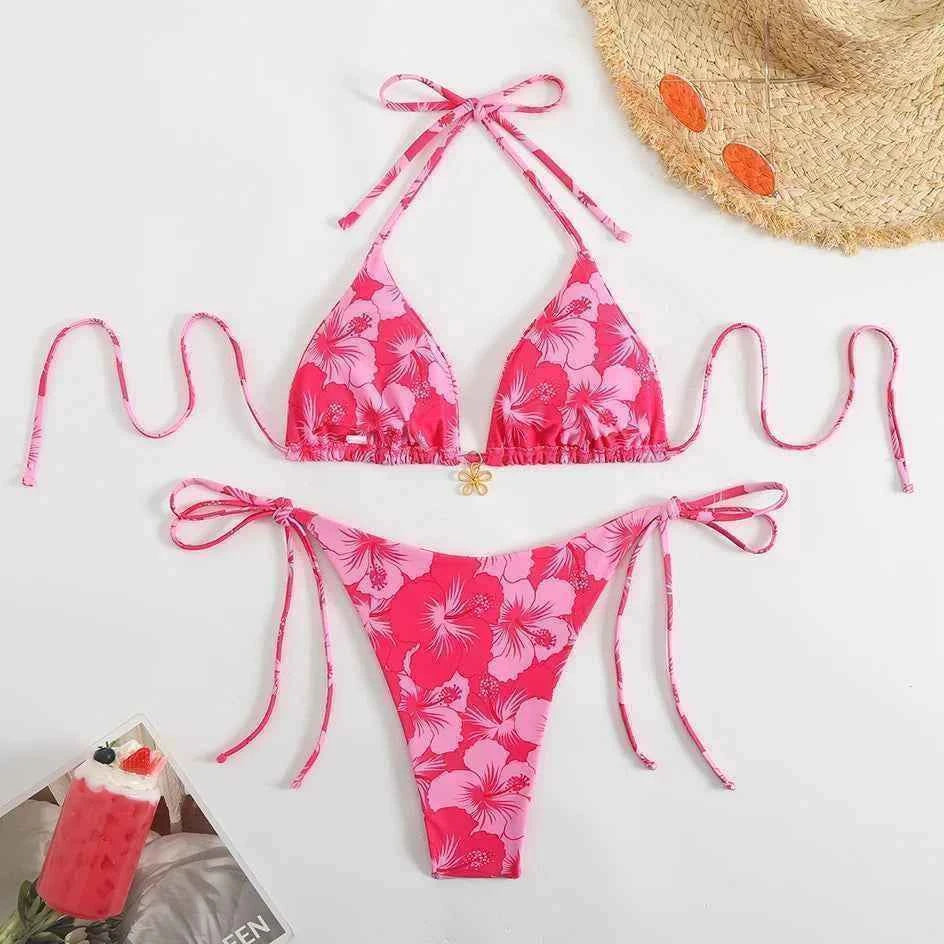 Sexy Micro Bikini Women's Swimsuit 2026 Trend Female Swimwear Two-piece Thong Bikinis Sets Beach Wear Swimming for Bathing Suit