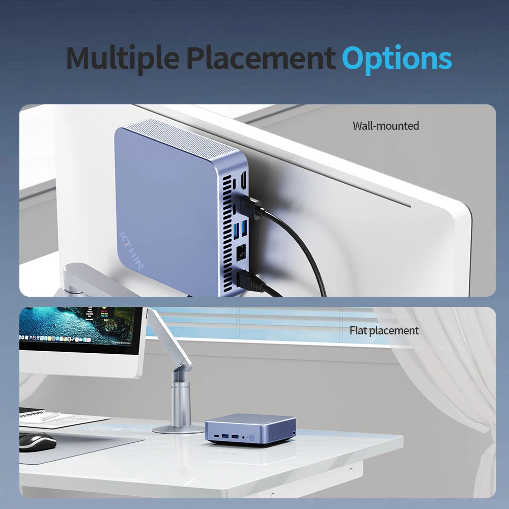 Mini PC Computer i5-1340P WIFI6 BT5.2 Mini Gaming PC 2.5G LAN USB4.0 32GB DDR5 4800MHz PCIe SSD Mini Desktop Computer/ OpenClaw