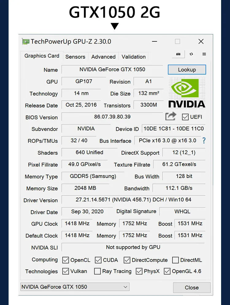 SRhonyra Low Profile Graphics Card 4GB GT730 RX550 GT1030 GTX1050 GTX1050Ti Half Height PCIe Video Card For SFF Thin ITX HTPC