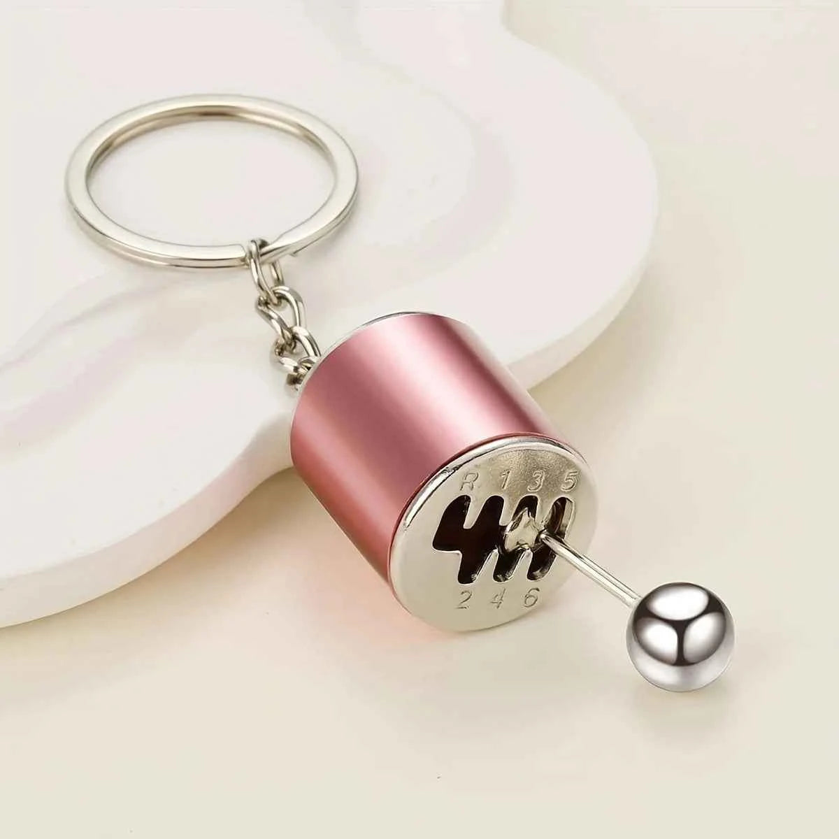 1 piece men's creative car modification shift keychain stress toys desk toy  anti anxiety stress reliever toys