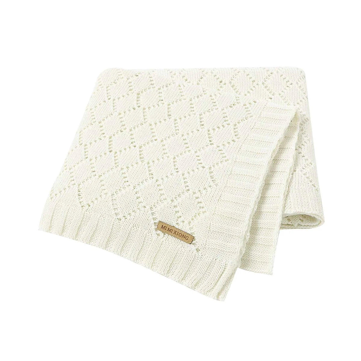 Baby Blanket Super Soft knitted Newborn Stroller Bed Sleeping Cover Toddler Infant Bedding Muslin Swaddle Wrapper 100*80CM Plaid