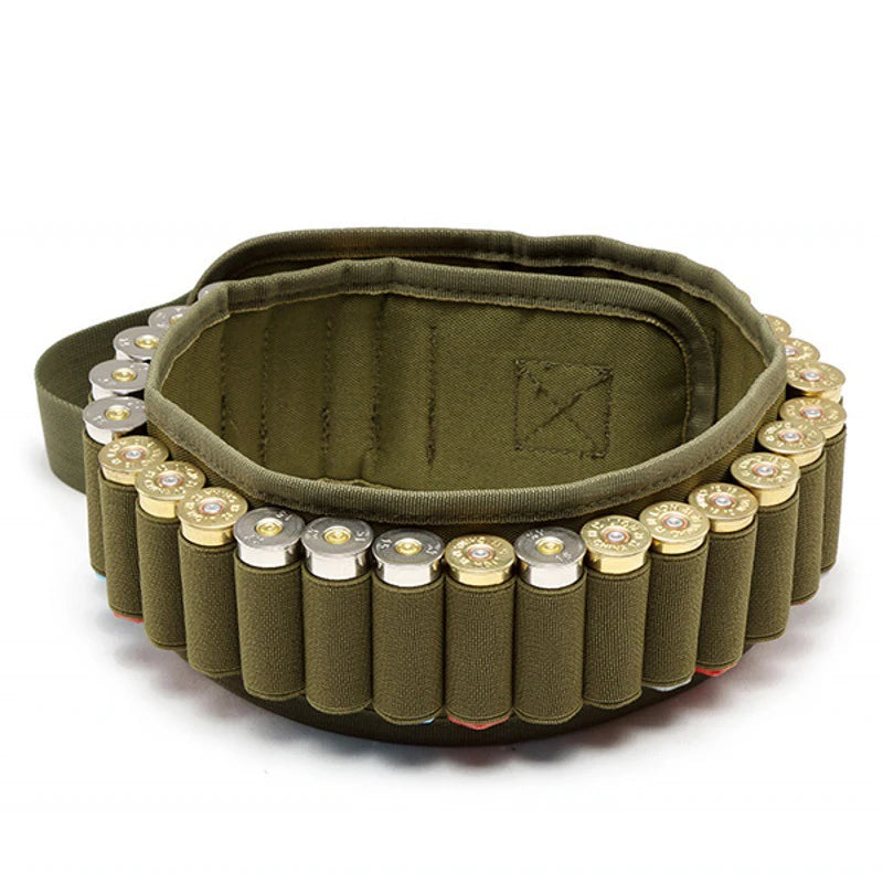 30 Round Shell Holder Belt Training Hunting Accessories Outdoor Sports 12 Gauge 12GA Ammo Bandolier Cartridge Waist Belts