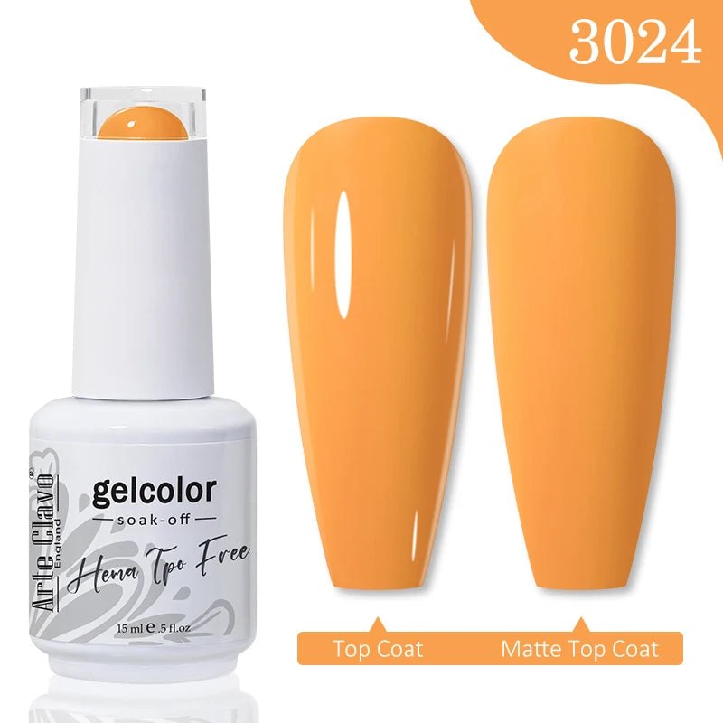 Arte Clavo TPO HEMA FREE Top Quality Discount Price 131 Colors Nail Gel Polish New Formula Nail Gel 15ml Bottle UV Gel Varnish