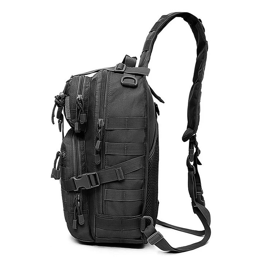 Tactical Military Sling Backpack Small Sling Rover Shoulder Bag Molle Outdoor Camping Daypack Backpack With Adjustable Strap