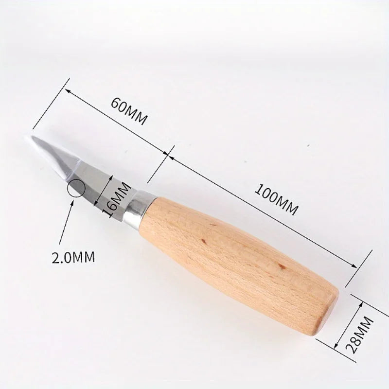 Wood Carving Tools Set - Ergonomic Knife/Chisel/Hook Knife, Durable for Beginners & Pros (Spoon/Sculptural Woodworking)