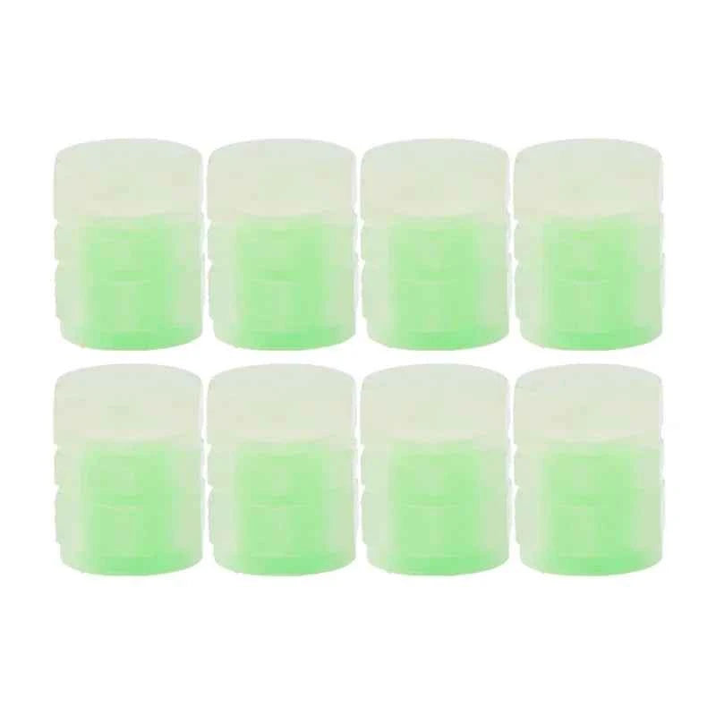 Luminous Valve Caps Fluorescent Night Car Tire Valve Caps Motorcycle Bike Glowing Decor Wheel Nozzles Tyre Cap Car Accessories