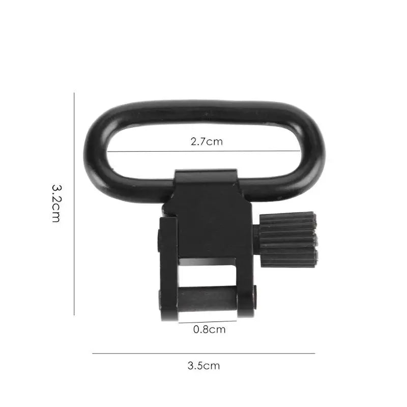 QD Sling Swivel Strap Buckles Kit, Metal Quick Detachable Sling Mount Ring, Outdoor Hunting, Camping Accessories, 1Pcs