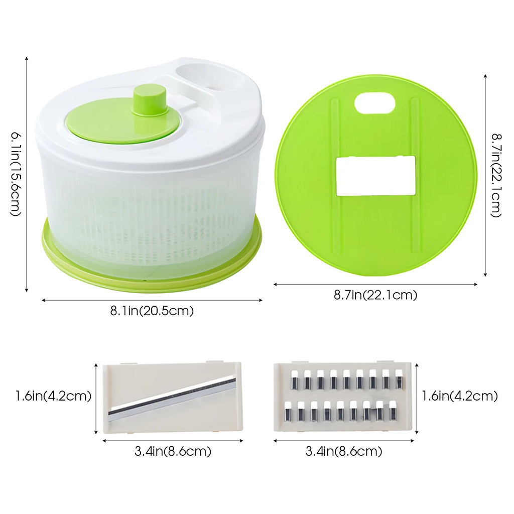 Home Vegetable Dehydrator Two-in-One Dehydrator and Cutter with Drain Basket Fruit Dehydration Basket Kitchen Gadget Home Use