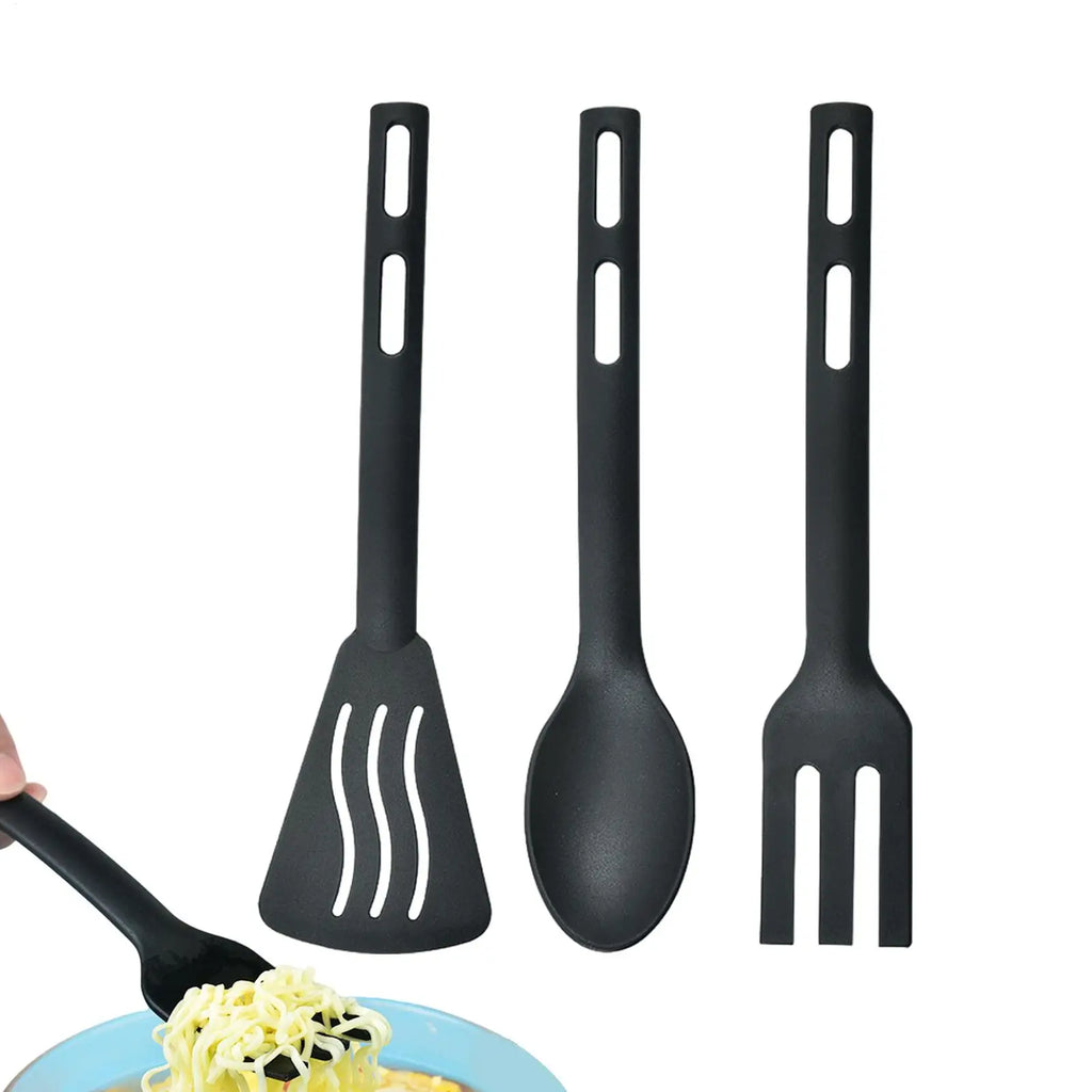 Kitchen Tool Set Nylon Cooking Tools Set Sturdy Cutlery Kit With Non-Stick Spatulas Comfortable Handle Cookware Accessories