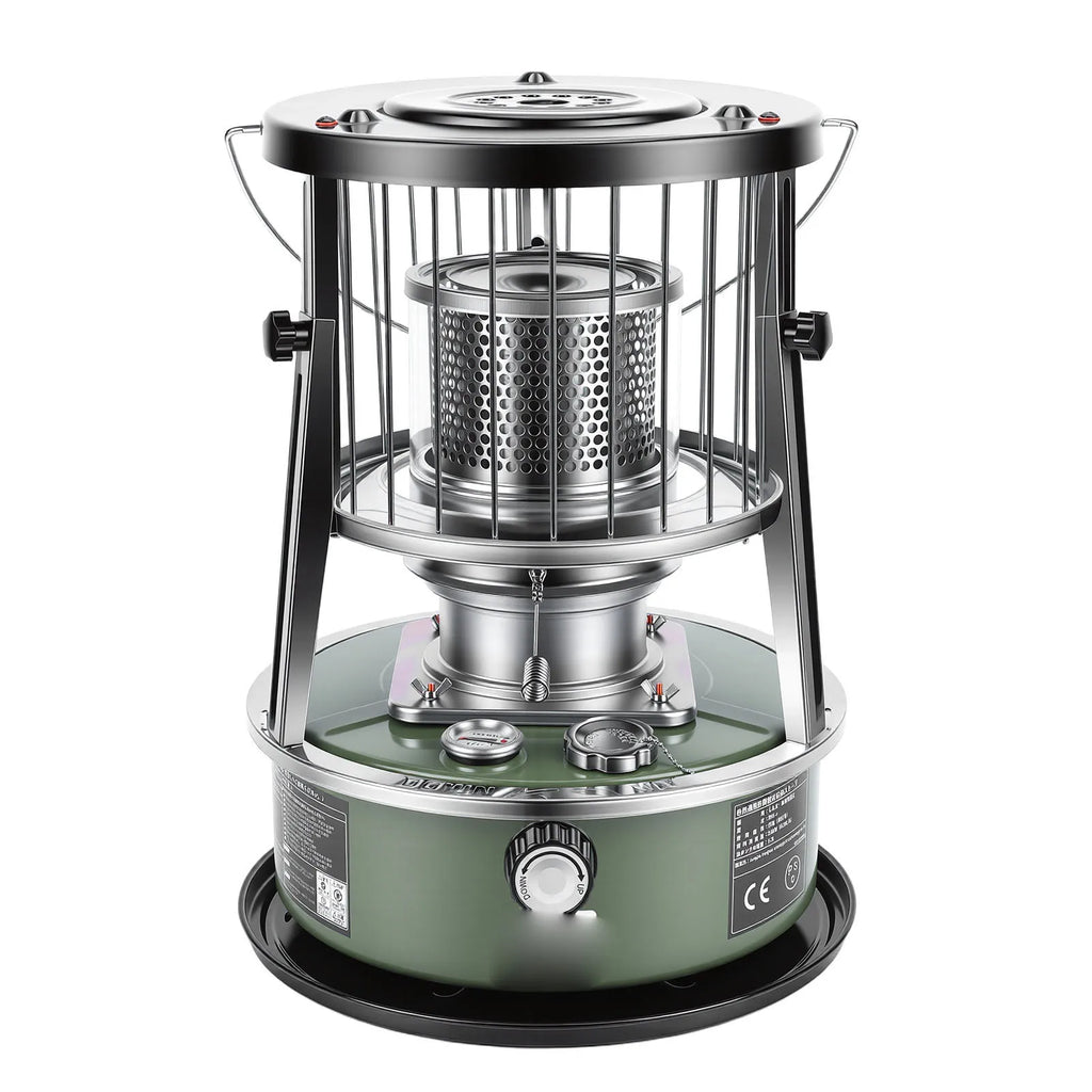 Kerosene Heater Adjustable Height Non Electric Portable 2 in 1 Stove Heater for Camping Garage Adjustable Height Kerosene Heater