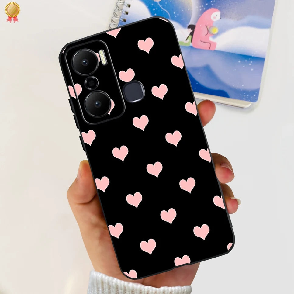 For Infinix Hot 20 Play 20i 4G Case Cute Astronaut Clear TPU Silicone Bumper Cover For Infinix Hot 20 Play 20i Phone Case Funda