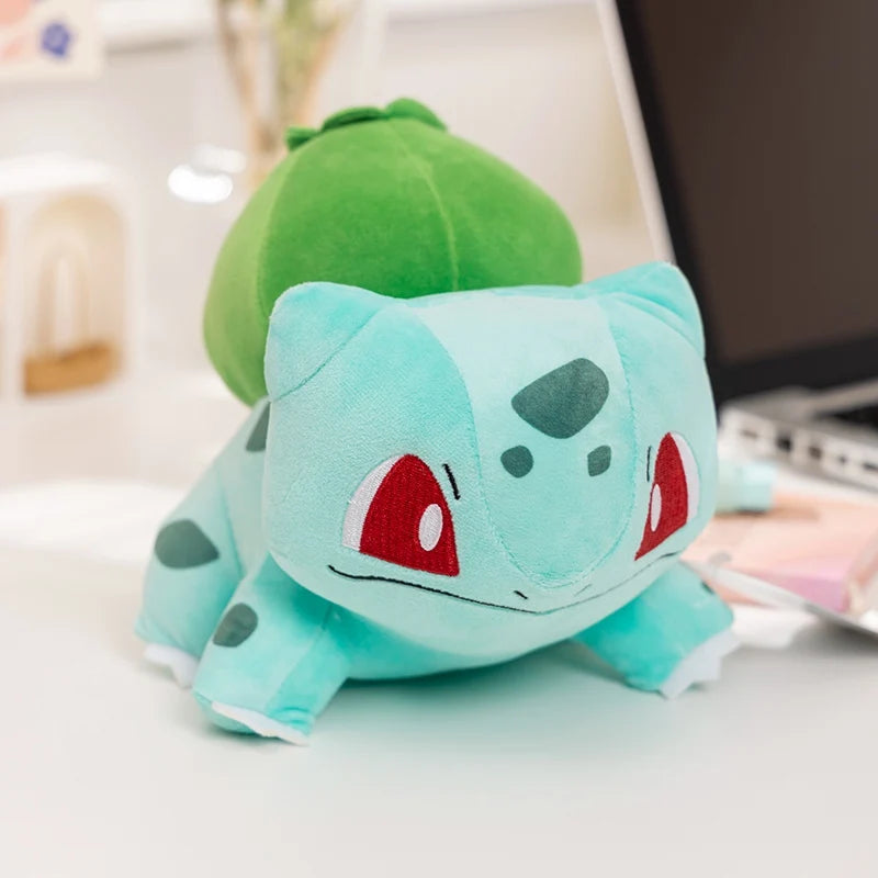 Genuine Pokemon Pikachu Stuffed Doll Cute Cartoon Anime Series Gengar  Eevee Stuffed Doll Kawaii Toys Hobbies Kids Birthday Gift