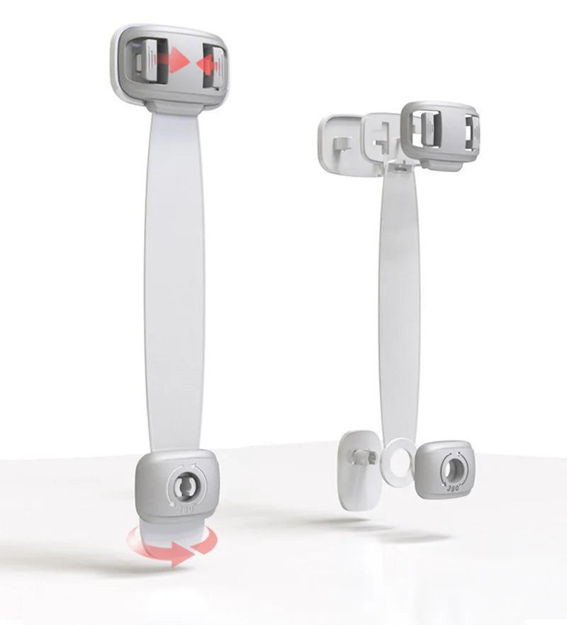 Child Safety Cabinet Lock Rotate 360 degrees Baby Security Protection Drawer Door Cabinet Lock Kids Safety Door Safety Lock