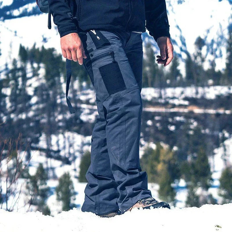 Wear Resistant Work Pant Man Multi-pocket Straight Cargo Trousers Outdoor Jogging Tactical Pants Spring Autumn Casual Trousers