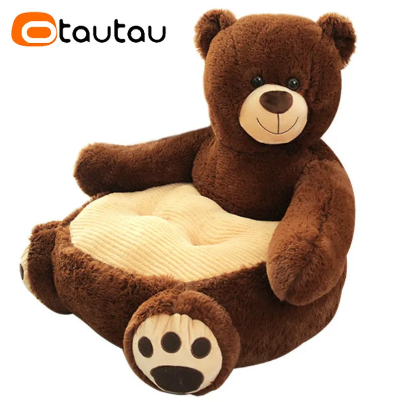 OTAUTAU Children Sofa Small Cartoon Couch Child Cute Chair Pouf Ottoman Princess Seat Futon Bear Armchair Kids Furniture SF165