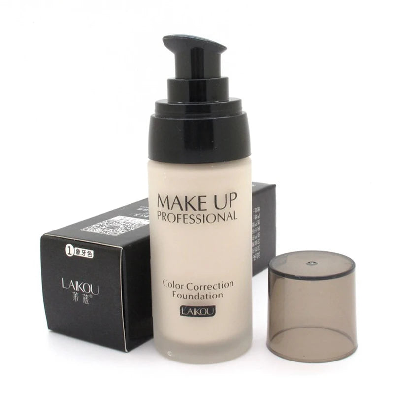 LAIKOU Makeup Base Face Liquid Foundation BB Cream Concealer Moisturizer Oil-control Whitening Waterproof Maquiagem Makeup 40g