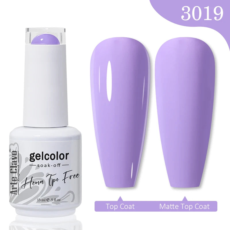 Arte Clavo TPO HEMA FREE Top Quality Discount Price 131 Colors Nail Gel Polish New Formula Nail Gel 15ml Bottle UV Gel Varnish
