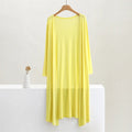Été Automne 12 Couleurs Femmes Modal Long Cardigan Femme Coton Pull Cardigans Manches Longues Femmes Manteau Décontracté Dames Vêtements d'extérieur