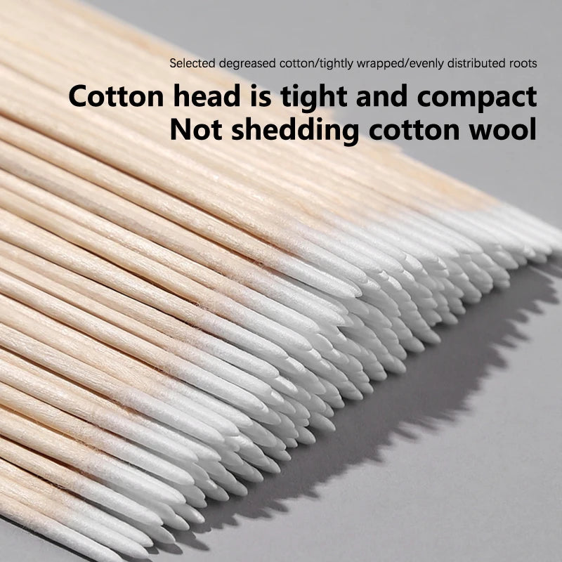 1pcs/3pcs/5pcs Pointed Cotton Swab Tattoo Eyebrow and Eyeliner Correction Cotton Swab for Makeup