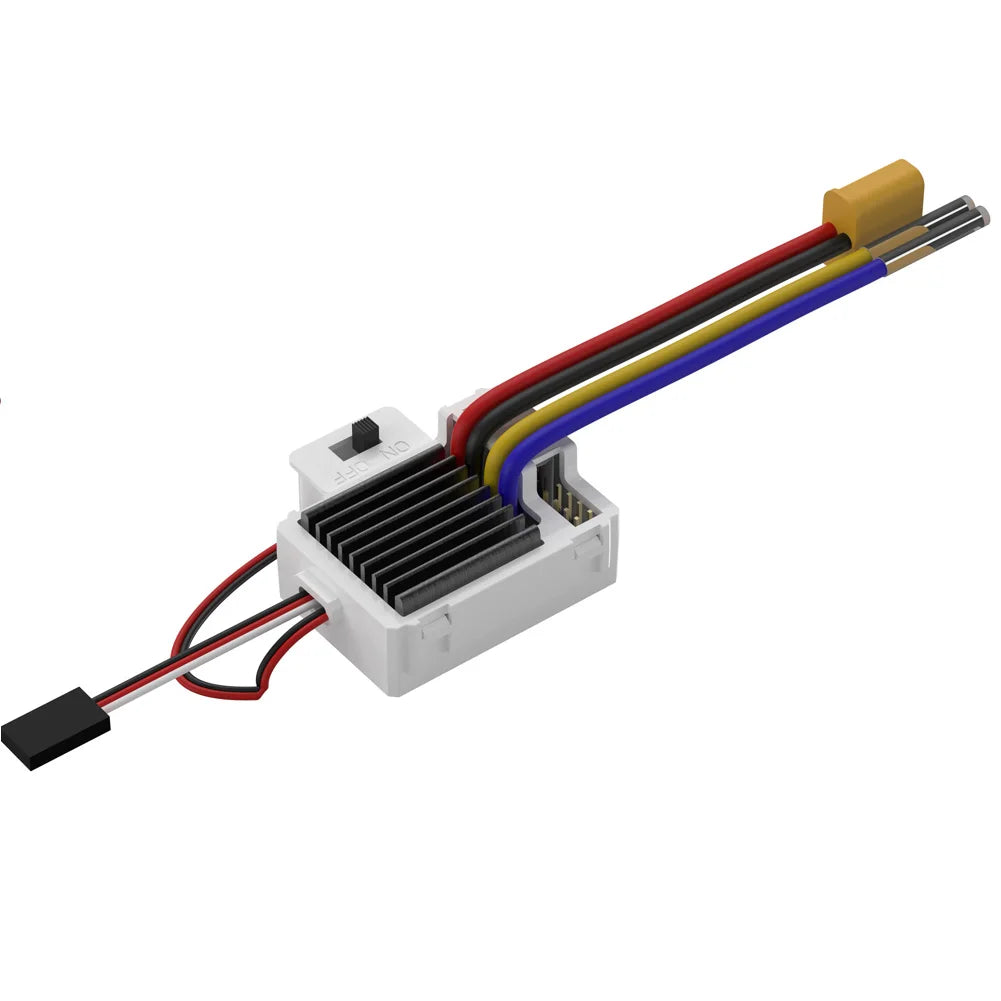 Radiolink Waterproof Brushed ESC COOL 9030 90A Speed Controller with 5.5V/3A 7.5V/3A BEC for Traxxas SCX10 HSP Car Boat Crawler