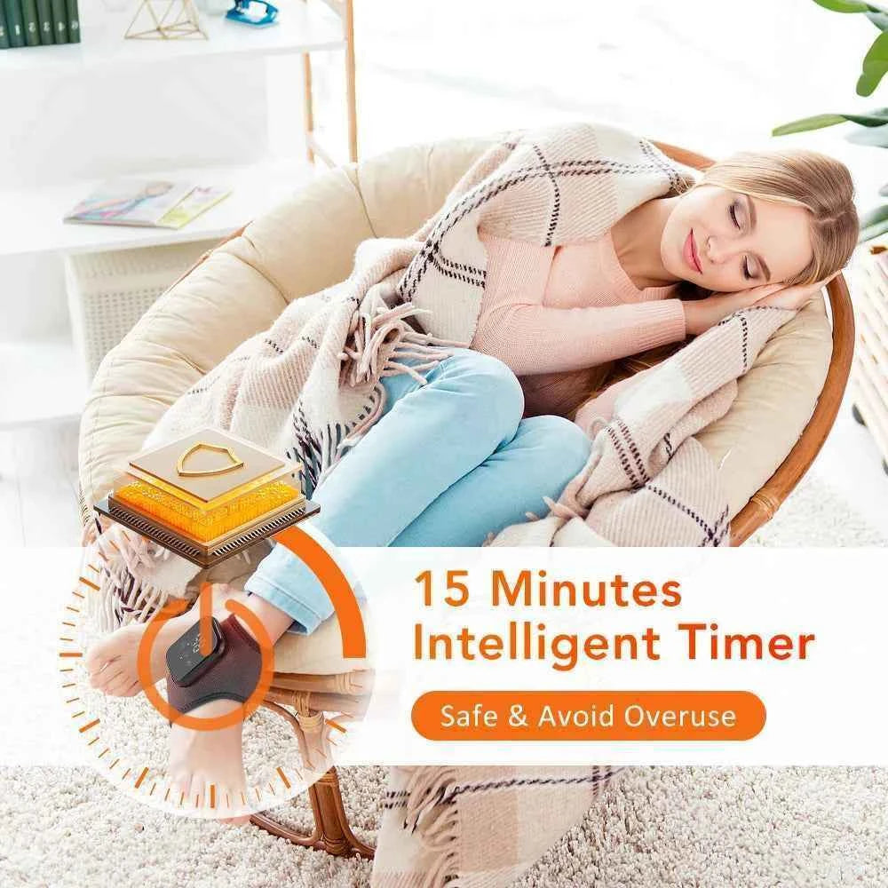 Electric Heating Wrist Guard Vibration Massage Hot Compress Wrist Brace Ankle Wrap Hand Foot Protector Rechargeable Wristband