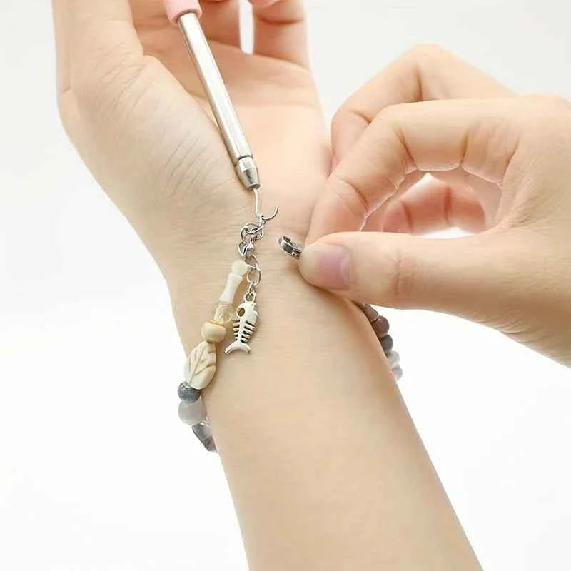Help Wear Bracelet Tool Partner Jewelry Helper Fastening Aid Quickly Unfasten Hooking Equipment Pliers Clasps Ties Zipper Craft