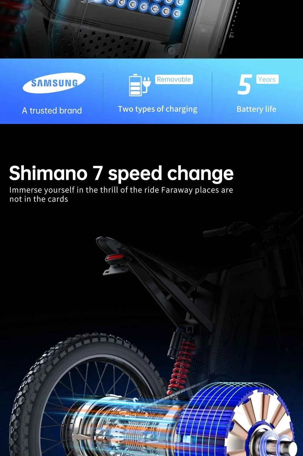 EKX X21 Max Electric Motorcycle EBIKE 3000W Brushless Gearless Motor, 60V 30Ah Battery, 85km/h, Adult Off-Road Ebike