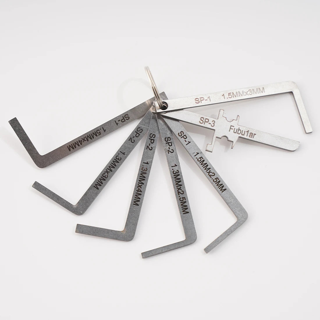 Locksmith Push Rod Tension Wrench Tools for Lock,Comb Lock Tools Portable Pocket Tools