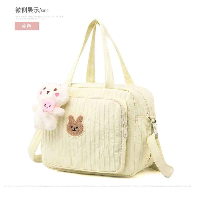 Cotton Mommy Bag Diaper Bags for Baby Cute Handbags Baby Items Organizer Nappy Caddy Bag Maternity Pack Mother Kids