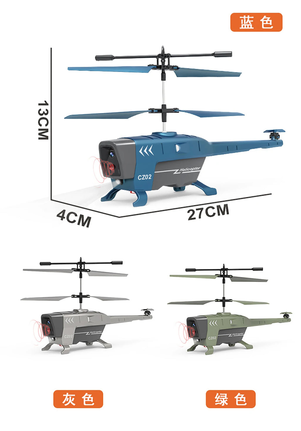 RC Helicopter 2.4Ghz 3.5H Obstacle Avoidance Anti-collision Remote Control Drone Toy Aircraft Kid Plane Indoor Flight Toys Gifts