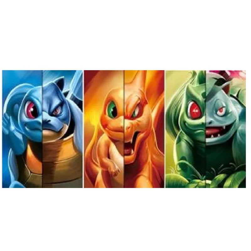 Pokemon 3D Lenticular Poster Anime Painting 3D Printing Home Decor Wall Cover Anime Artwork Birthday Gifts Home Decor Toy