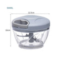 900/500ML Garlic Chopper Manual Garlic Press Food Vegetables Cutter Meat Grinders Kitchen Gadgets Hand Mincer Garlic Masher