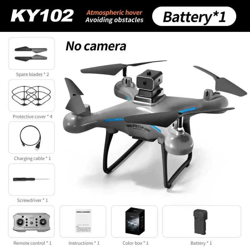 KY102 8K Drone with Dual Camera - Professional 360° Quadcopter, Obstacle Avoidance & Optical Flow Technology - Value Vault Club